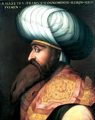 ALLORI  Cristofano Portrait of Bayezid I china oil painting image